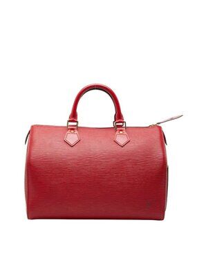 Louis Vuitton Epi Speedy 30 Mini Boston Bag Castilian Red Leather